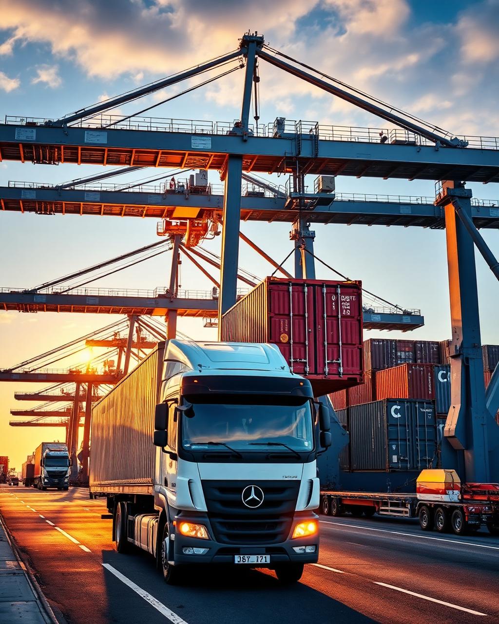 Container loading for export