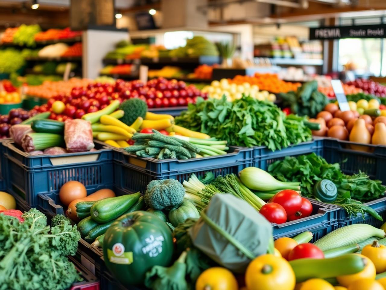 Fresh produce display